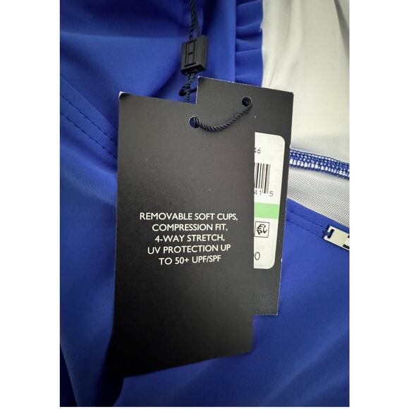 Tommy Hilfiger One Piece Swimsuit - Size 8 - Cobalt Blue - Picture 3 of 4